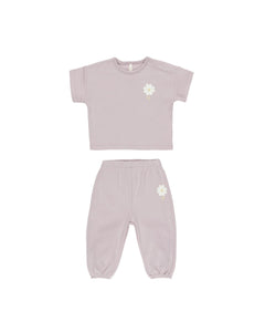 Jersey Tee + Pant Set | Daisy