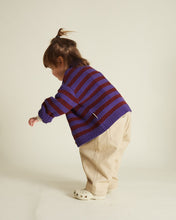 Load image into Gallery viewer, Eben Purple Stripe Cardigan
