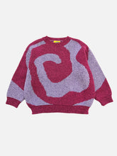 Load image into Gallery viewer, Swirl Sweater | Pink + Purple
