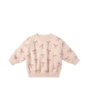 Load image into Gallery viewer, Relaxed Fleece Sweatshirt | Red Bows
