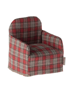 Mouse Chair | Red Checker