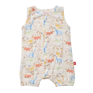 Magnetic Sleeveless Romper | Ext-Roar-Dinary