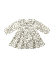 Load image into Gallery viewer, Ruffle Collar Dress | Green Floral
