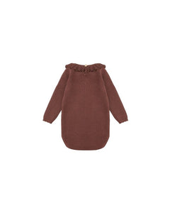 Ruffle Collar Bodysuit | Burgundy