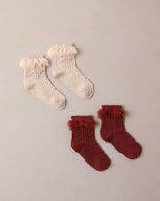 Load image into Gallery viewer, Ruffle Socks | Pearl + Ruby

