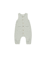 Load image into Gallery viewer, Woven Jumpsuit | Sage Check
