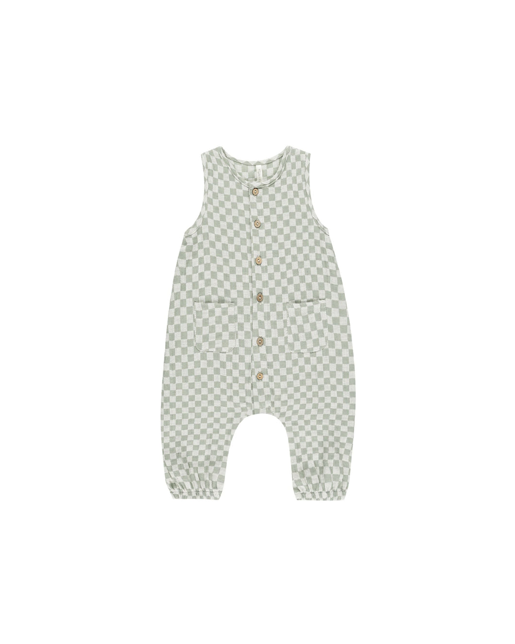 Woven Jumpsuit | Sage Check