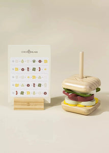 Wooden Stackable Sandwich