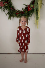 Load image into Gallery viewer, Bamboo Sleeping Dress | Vintage Santa
