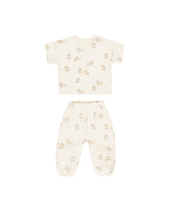 Jersey Tee + Pant Set | Puppies