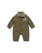 Load image into Gallery viewer, Shearling Jumpsuit | Olive
