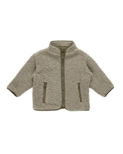 Load image into Gallery viewer, Shearling Zip Jacket | Olive
