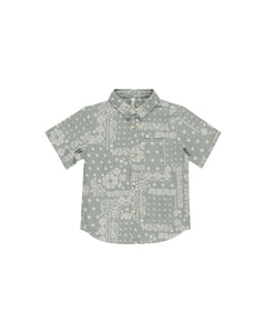 Collared Short Sleeve Shirt | Laurel Bandana