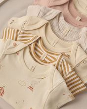Load image into Gallery viewer, Short Sleeve Bodysuit Pack | Carnival + Honey Stripe

