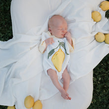 Load image into Gallery viewer, Short Sleeve Romper | Lemon
