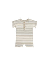 Load image into Gallery viewer, Short Sleeve One-Piece | Ash Stripe

