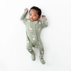 Zipper Footie | Silly Goose