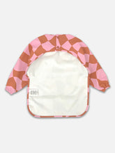 Load image into Gallery viewer, Smock Bib | Pink Checkers
