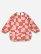 Load image into Gallery viewer, Smock Bib | Pink Checkers
