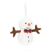 Load image into Gallery viewer, Festive Folly Snowman Ornament
