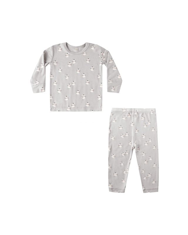 Bamboo Pajama Set | Snowmen