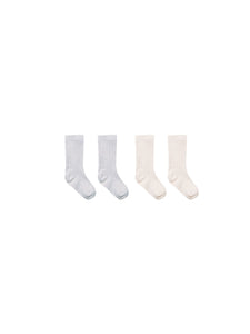 Socks Set | Natural & Cloud