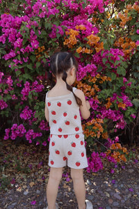 Two-Piece Set | Spring Strawberry Knit