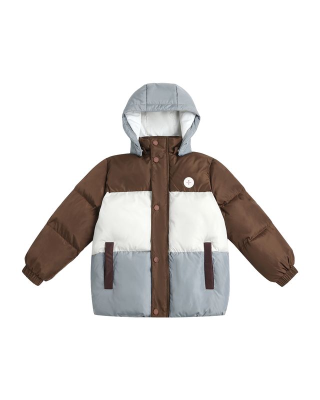 Ski Puffer Jacket | Brown