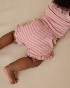 Evie Tank + Shortie Set | Pink Stripe