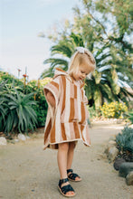 Load image into Gallery viewer, Organic Cotton Beach Poncho | Sunrise Stripe
