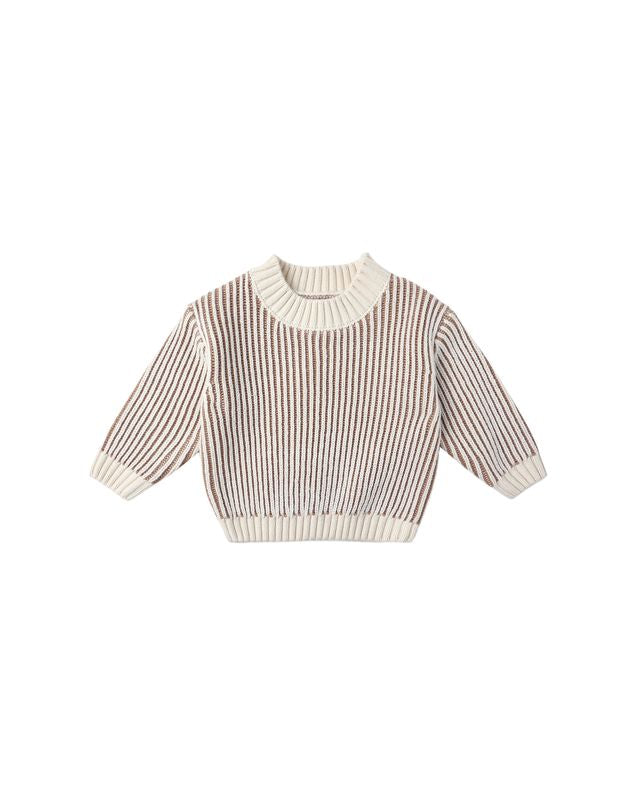 Relaxed Knit Sweater | Gold