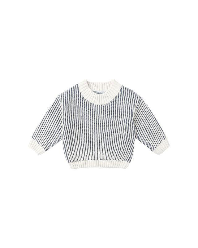 Relaxed Knit Sweater | Ocean