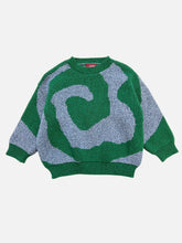 Load image into Gallery viewer, Swirl Sweater | Green + Blue
