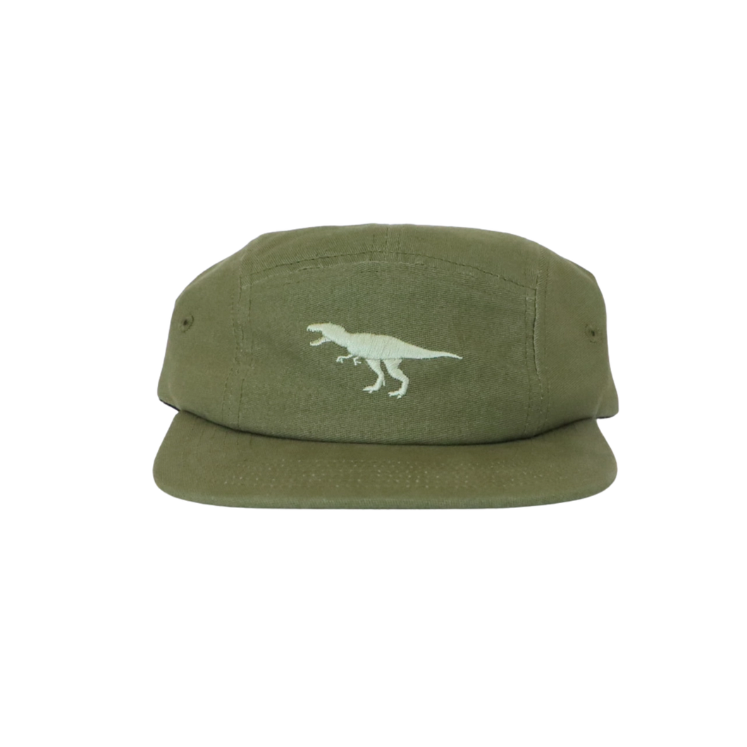 T-Rex Cotton Five-Panel Hat | Green