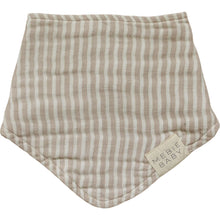 Load image into Gallery viewer, Bib | Taupe Stripe
