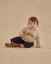 Load image into Gallery viewer, Raw Edge Long Sleeve Tee | Taxi
