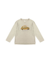 Load image into Gallery viewer, Raw Edge Long Sleeve Tee | Taxi
