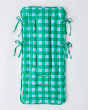 Load image into Gallery viewer, Stroller Party Stroller Liner + Strap Covers  | Teal Gingham
