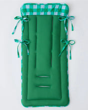 Load image into Gallery viewer, Stroller Party Stroller Liner + Strap Covers  | Teal Gingham
