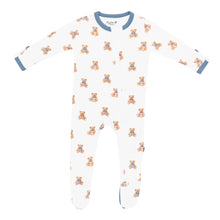 Load image into Gallery viewer, Zipper Footie | Teddy
