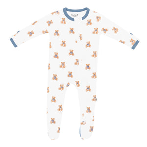 Zipper Footie | Teddy