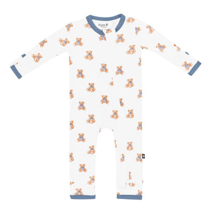 Zipper Romper | Teddy Bear