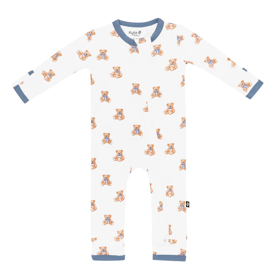 Zipper Romper | Teddy Bear