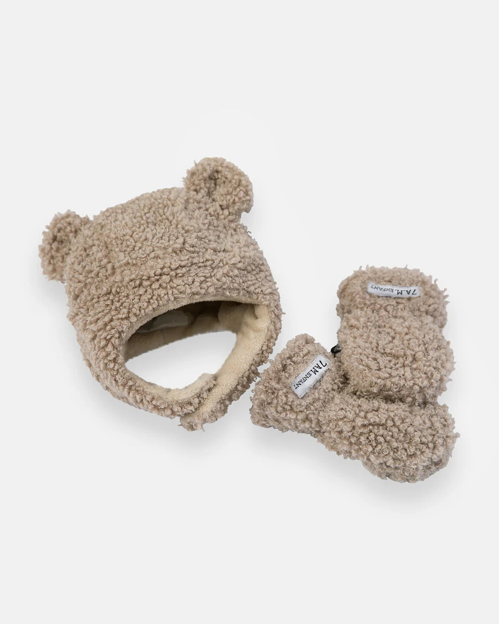 Cub Set | Teddy Hat & Mittens