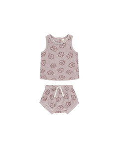 Terry Tank + Short Set | Lavender