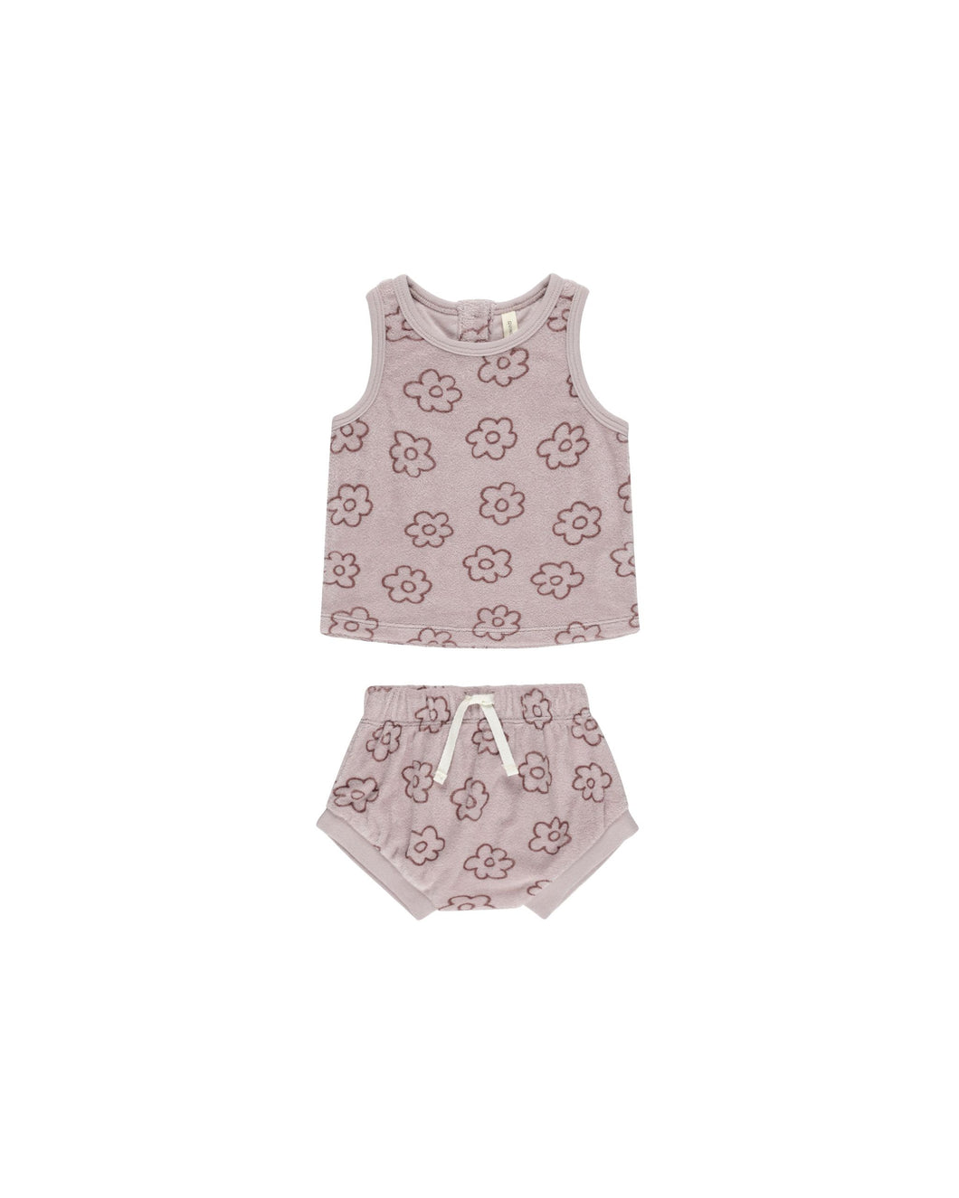 Terry Tank + Short Set | Lavender