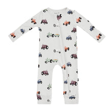 Load image into Gallery viewer, Zipper Romper | Tractor
