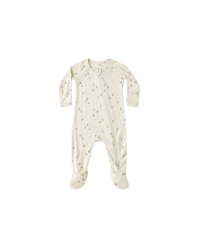 Bamboo Zip Footie | Trees