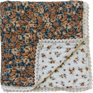 Lace Muslin Quilt | Venetian Floral + Autumn Bloom