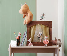 Load image into Gallery viewer, Safari Friends, Medium Hippo | Vintage Yellow
